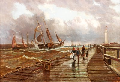 Sunderland Piers by John James Syer